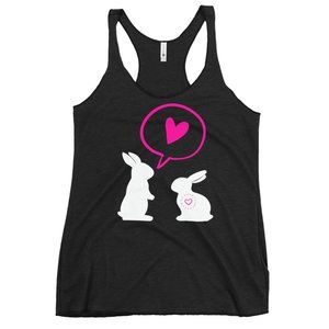 Bunny Racerback Tank (Print on demand)
